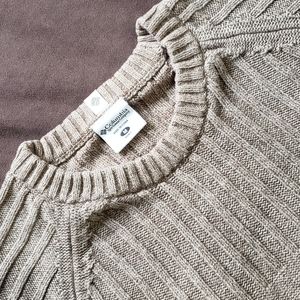 Mens Ribbed Crewneck Sweater by Columbia (Medium)